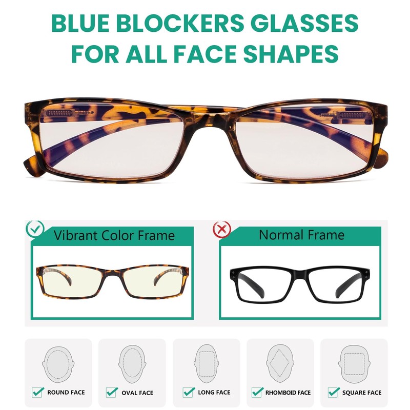 Eyekepper 12-Pack Oversized Blue Light Blocking Reading Glasses for Women