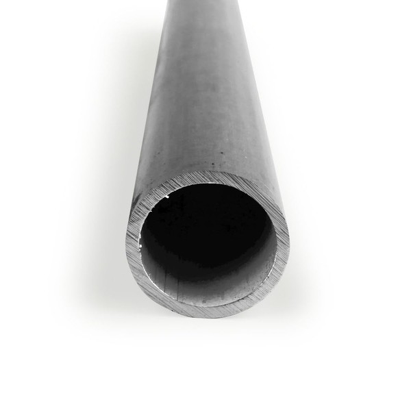 OnlineMetals 6061 Aluminum Tube-Round, Unpolished (Mill) Finish, Extruded, T6 Temper,