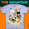 The Mountain 10 Kittens Adult T-Shirt, Purple, Small
