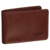 Branco Leather Men's Mini Purse Soft Cowhide 10 cm, brown,