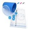 DiceCupFlex Dice Game Pad DIN A6 with 50 Pages Dice