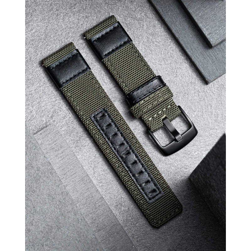 BINLUN Watch Band, Canvas Replacement Band, Quick Release Cloth Watch