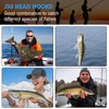Swimbait - 15 ganchos para cabeza de anzuelo con peso,