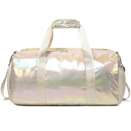 Dance Bag for Girls Sports Duffle Bag for Teen Girls Gym Bag with Shoes Compartment Wet Pocket Weekender Carry On Bag Travel Bag for Teens Girls