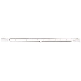 Satco S4199 1000 Watt 15000 Lumens T3 Halogen Double Ended R7S Base 240 Volt Clear 254mm Light Bulb, Dimmable