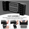 EVERYMILE Aerobic Exercise Step, Adjustable Aerobic Stepper for Exercise, Workout