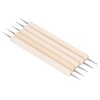 5pcs Tracing Stylus DIY, Leather Goods Leather Tools Making Wooden