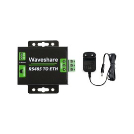 Waveshare RS485 to Ethernet Converter M0 Series 32-bit ARM Processor Supports DNS Domain Name Resolution Customized Registration Packets Heartbeat Packets Configurable via Webpage GET and Post