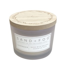 Sand + Fog Scented Candle - Lavender – Additional Scents and Sizes – 100% Cotton Lead-Free Wick - Luxury Air Freshening Jar Candles - Perfect Home Decor – 12oz…