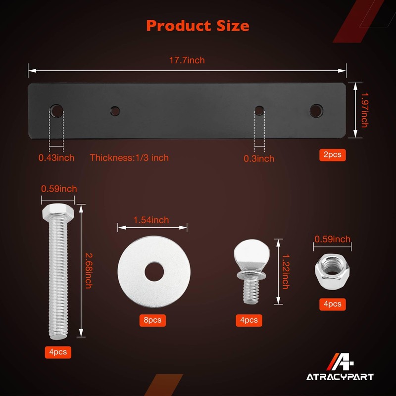 SC-2000 Additional Trailer Chock Adapter Kit Compatible with SC-3000 and