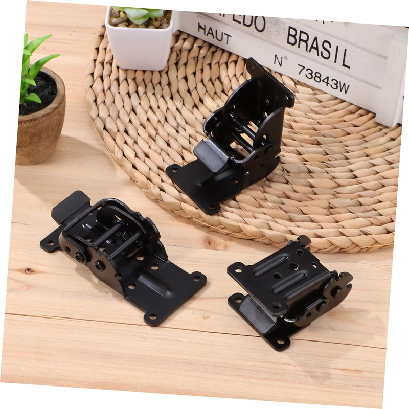 Tofficu 4pcs Folding Leg Hinges with Self Locking Mechanism Heavy
