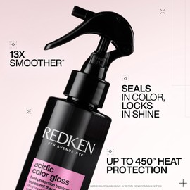 REDKEN- Acidic Color Gloss Tratamiento sin enjuague en spray para cabello teñido Con protección térmica de hasta 230°C grados Acondiciona y añade brillo Mezcla de aminoácidos + Vitamina E 200ml