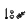 TOP-VIGOR 20Pcs M2x10mm Nylon Screw Nut Washer Assortment Kit, Round