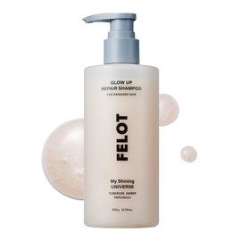 FELOT Glow Up Repair Shampoo – Cuticle Care, Protein Bonding & Deep Nourishment | Sulfate-Free, Hydrating Vegan Formula with Amino Acids & Oils for Damage Repair, Strength, and Shine - 10.58 fl.oz.