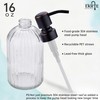 Glass Soap Dispensers with Oil Rubbed Bronze Pump Head,Dish Soap