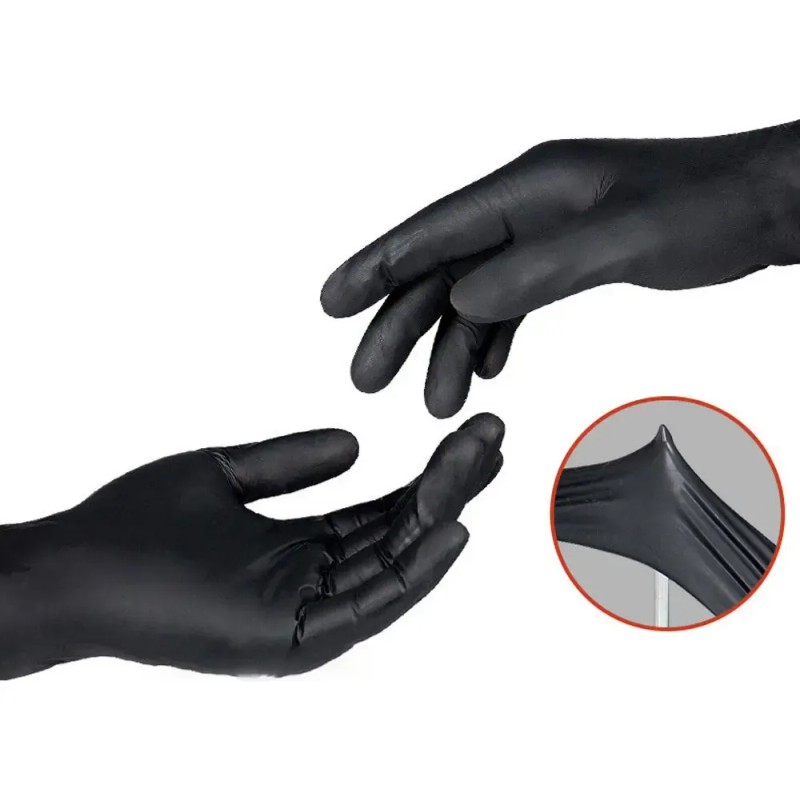 Zz, Guantes Nitrilo 100pcs Sin Látex, Sin Polvo, L
