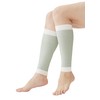 Skin Side Silk Sleep Calf Supporter, 2 Pieces, Pale Green