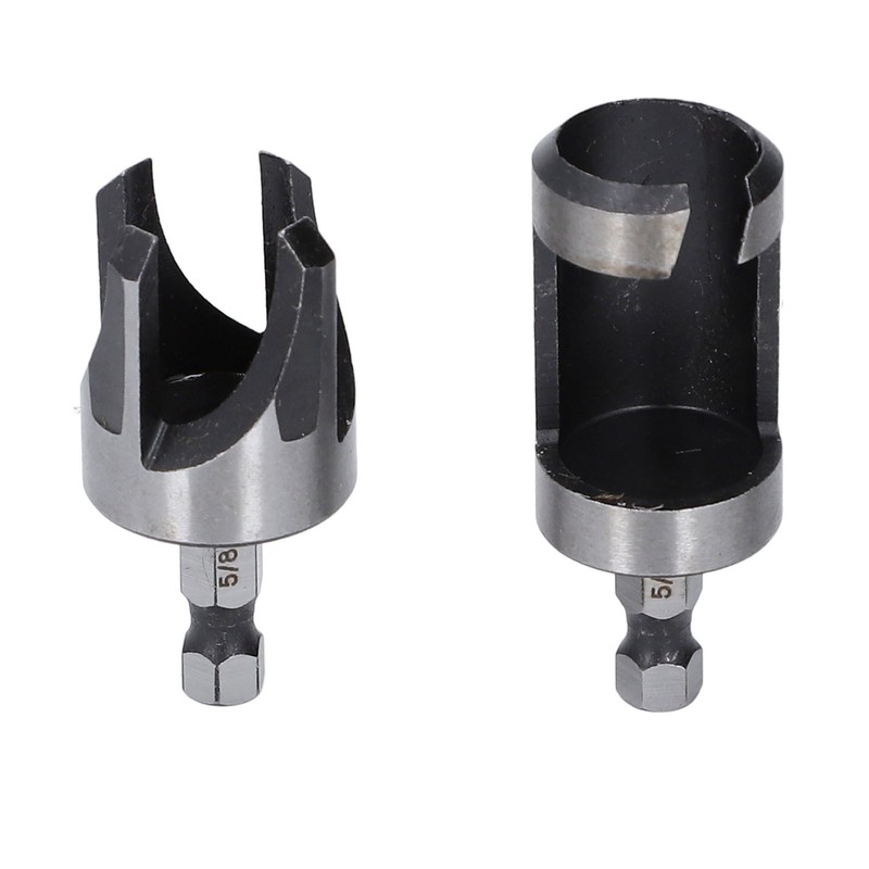 8PCS Set Wood Plug Cutter Drill Bit Hex Shank 4PCS