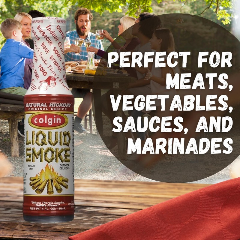 Colgin Authentic Hickory Liquid Smoke (4 oz) for Home Cooks