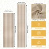 Striped Table Runner 40 x 180 cm Beige Brown Modern