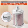 Mhrxusd M05 Air Compressor Muffler 1/2 inch NPT Male Single