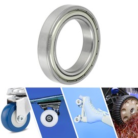 ACROPIX 6909ZZ Deep Groove Ball Bearings P6 45x68x12mm Lubricated Bearings Double Metal Seal Silver Tone Scooter Skateboard Wheel