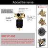 BEIYI Matte Black Shower Handle Valve, Single-Handle Bathroom Control Valve