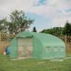 Walk-In High Tunnel Greenhouse with PVC and Metal Frame 11.5