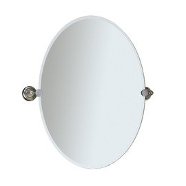 Gatco 4329 Tiara Oval Wall Mirror, Chrome,Small