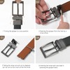 AWAYTR Reversible Kids Belts for Boys - Black and Brown