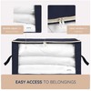 4CONVY Solid, Foldable Clothes Storage Box with Zipper - [2024