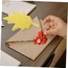 STOBOK 20pcs Glitter Maple Leaf Paper Cutouts for Fall Decor