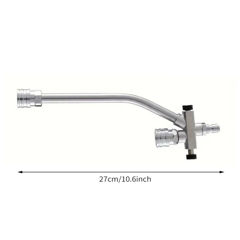 xinyee Foam Cannon Dual-Connector Accessory, Pressure Washer Double Tip Attachment