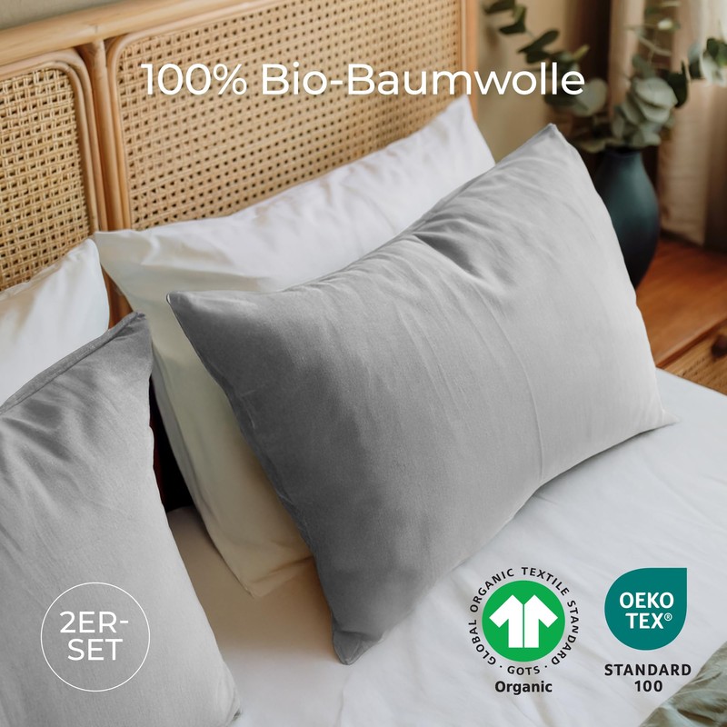 Dreamzie - 100% organic cotton - pillowcase 40 x 80