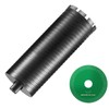 VEVOR Core Drill Bit, 4" Wet/Dry Diamond Core Drill Bits