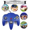 Tevodo N64 Controller, Upgraded Joystick Classic Wired Controller Compatible with