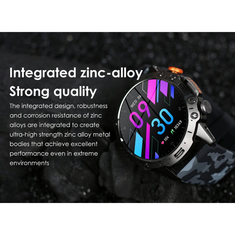 Smart Watches Camouflage Black With External Speaker Outdoor Smart Watch