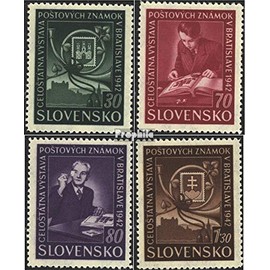 Slovakia 98-101 (complete.issue.) unmounted mint/never hinged 1942 philately Exhibition (Stamps for collectors)