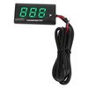 Motorcycle Water Temperature Gauge Ultra Thin LCD Display ABS Housing