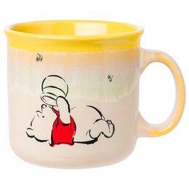 Silver Buffalo Winnie the Pooh The Pooh-Brush Style Sweet Like Hunny Reactive Glaze 20oz Ceramic Camper Mug