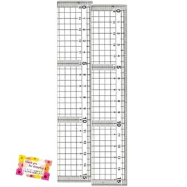 The scale can be read from either the left or right. Clear and Durable Graph Acrylic Ruler, Easily Draws Parallel Lines, Points Per 0.4 inch (1 cm), Ruler, Scale, Assorted Colors, 5.9 inches (15 cm