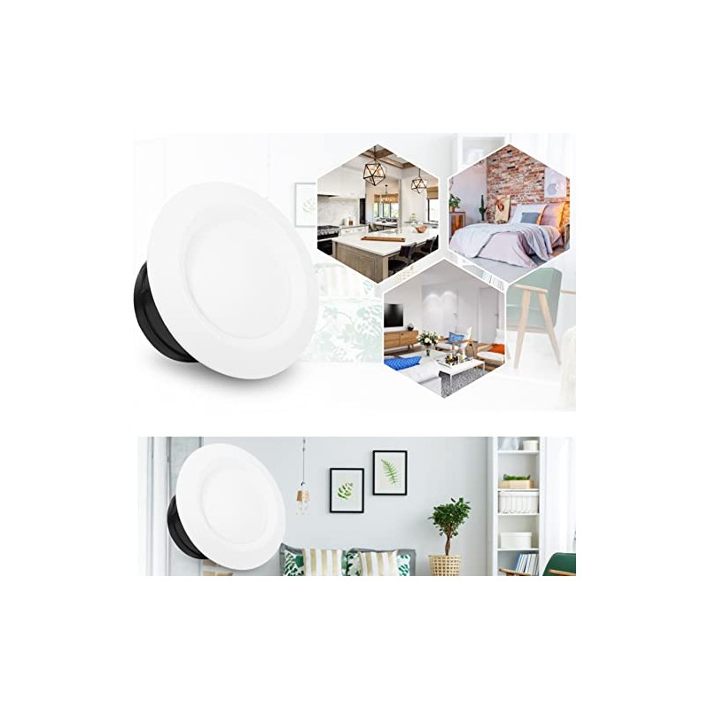 Exhaust Air Ceiling Valve ABS Round Anemostat Cover Plate Valve