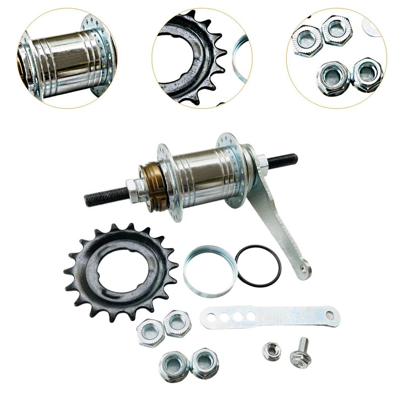 rockible Bicycle Hub Conversion Set Coaster Brake Rear Hub 36