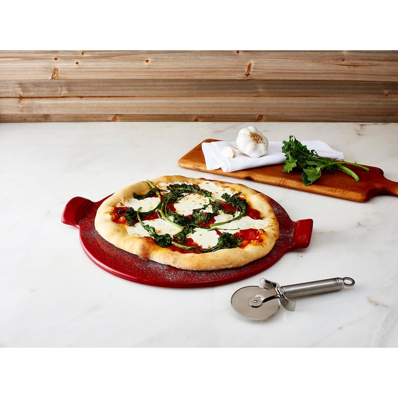 Emile Henry Made In France Flame Individual Pizza Stone 10",