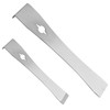 Stainless Steel Pry Bar Scraper Set, 2 Sizes: 9.25" and