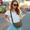 Dansydaisy 4 Pcs Nylon Crescent Crossbody Purses Bag for Women
