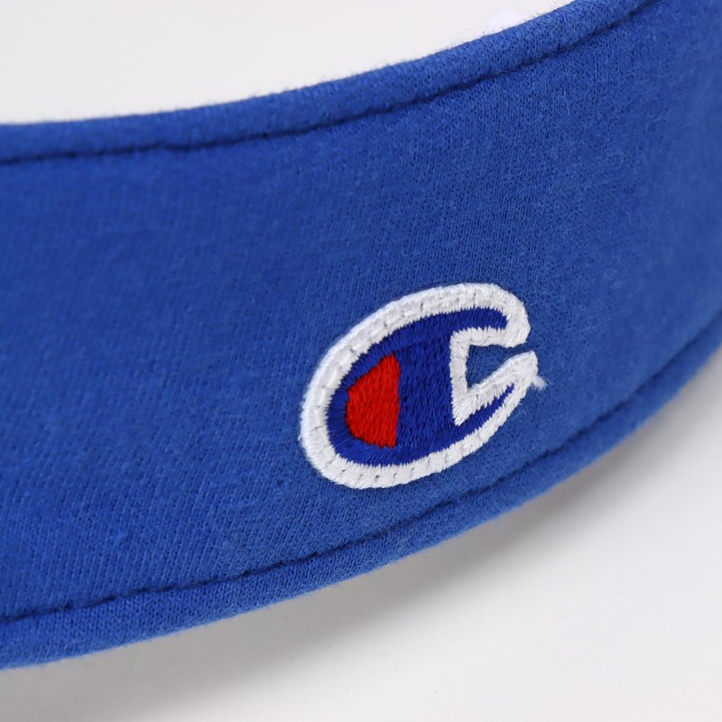 Champion CW-ZG702C Sun Visor, 100% Cotton, Adjuster, Graphic Logo Print,