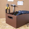 Creative Deco Brown Wooden Crate Fruit Box Basket 30 x