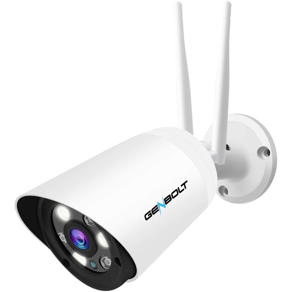[DC&PoE] Outdoor WiFi Security Camera, GENBOLT Wireless Home Surveillance Camera