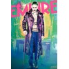 Joker Costume Of The Year Crocodile Textured Leather Trench Coat